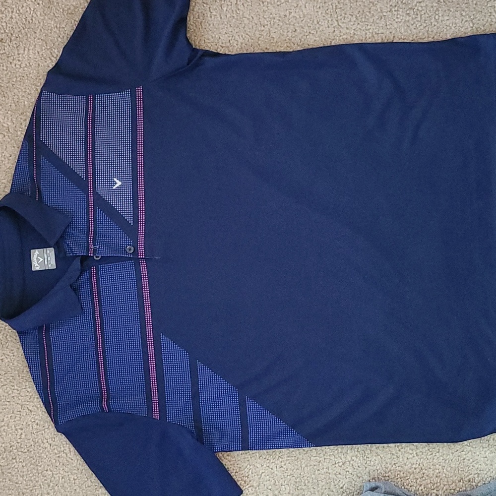 Lot Of 3 Callaway Golf Polos - Inc Callaway Opti Dry Golf Shirt XL